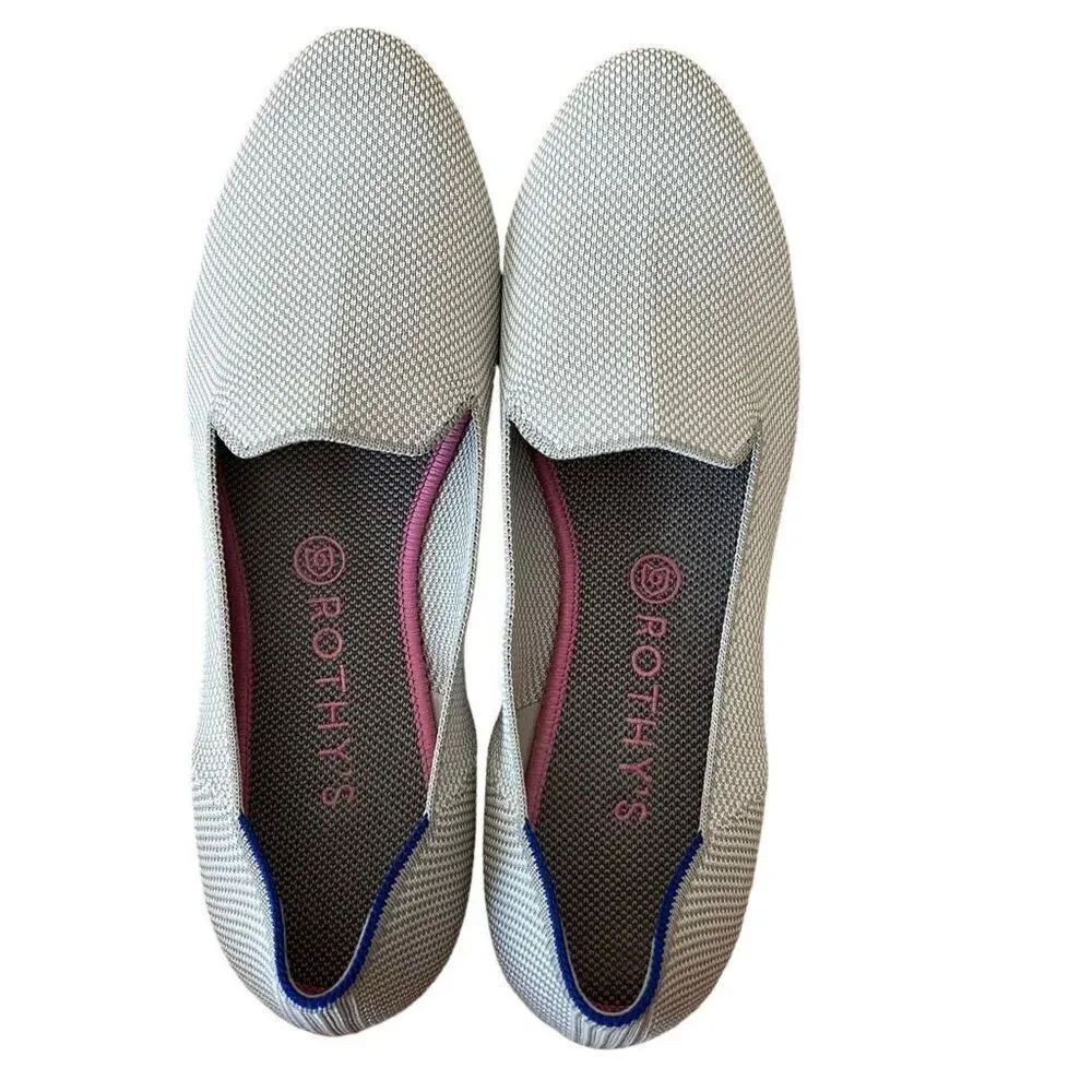 Rothy’s The Loafer Linen Double Stitch Flats Size 11.5